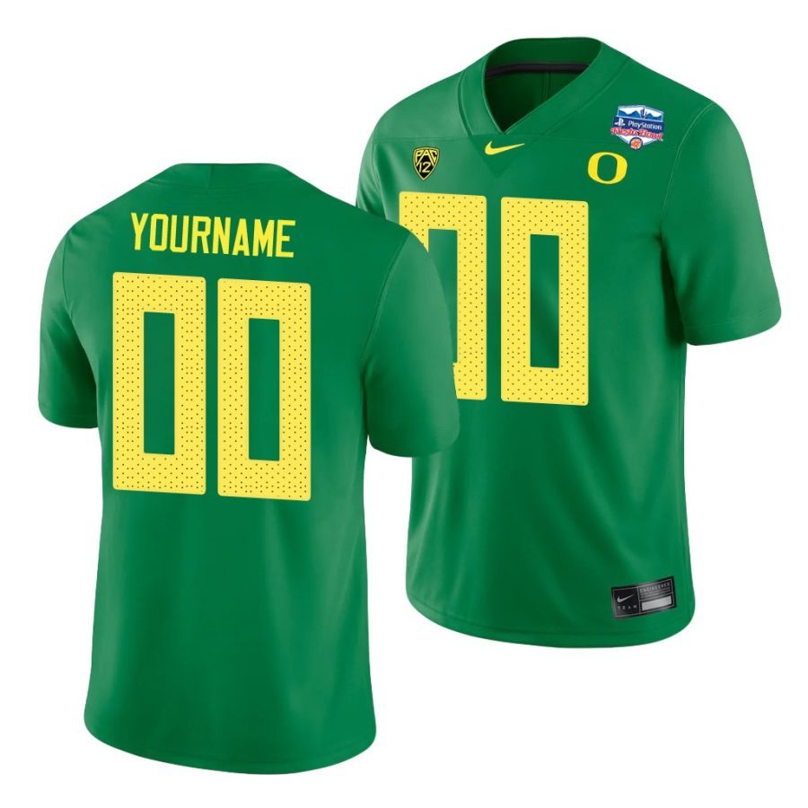 oregon ducks custom green 2021 fiesta bowl men's jersey