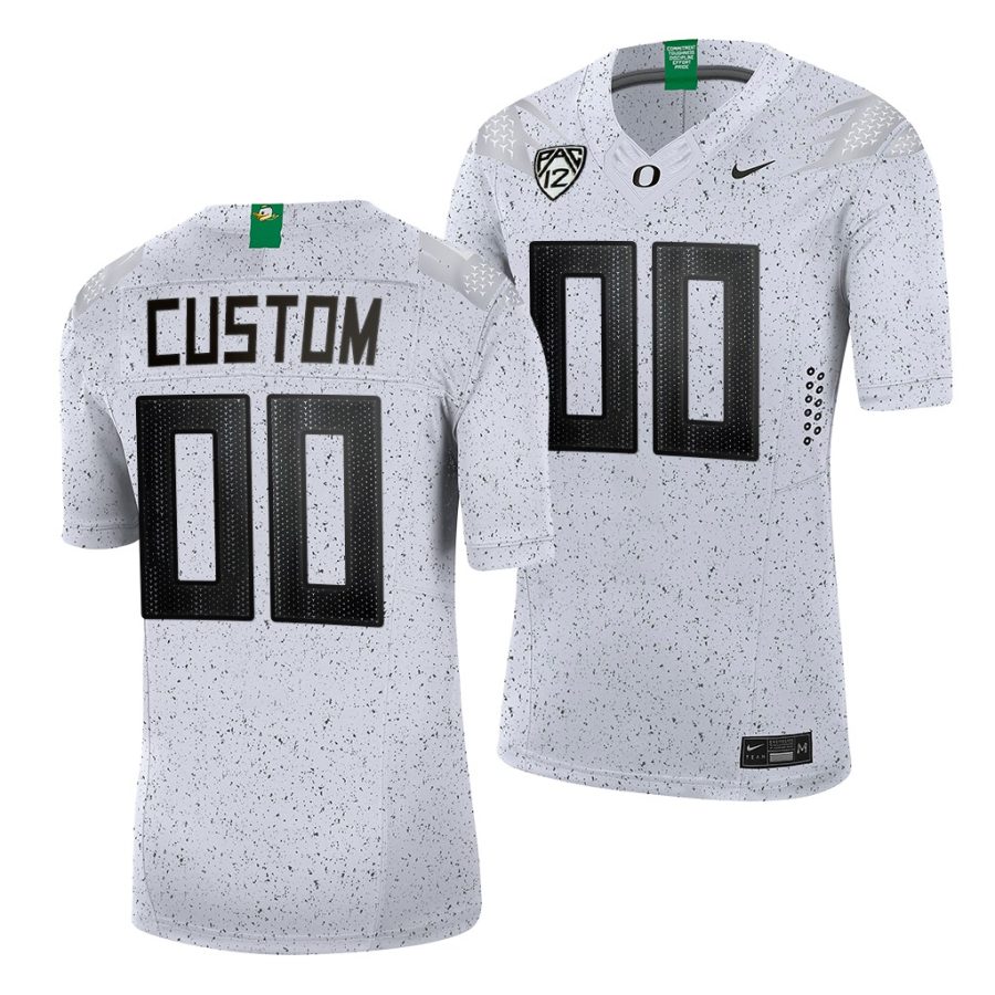 oregon ducks custom white eggshell men jersey