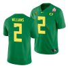 oregon ducks devon williams green 2021 fiesta bowl men's jersey 0