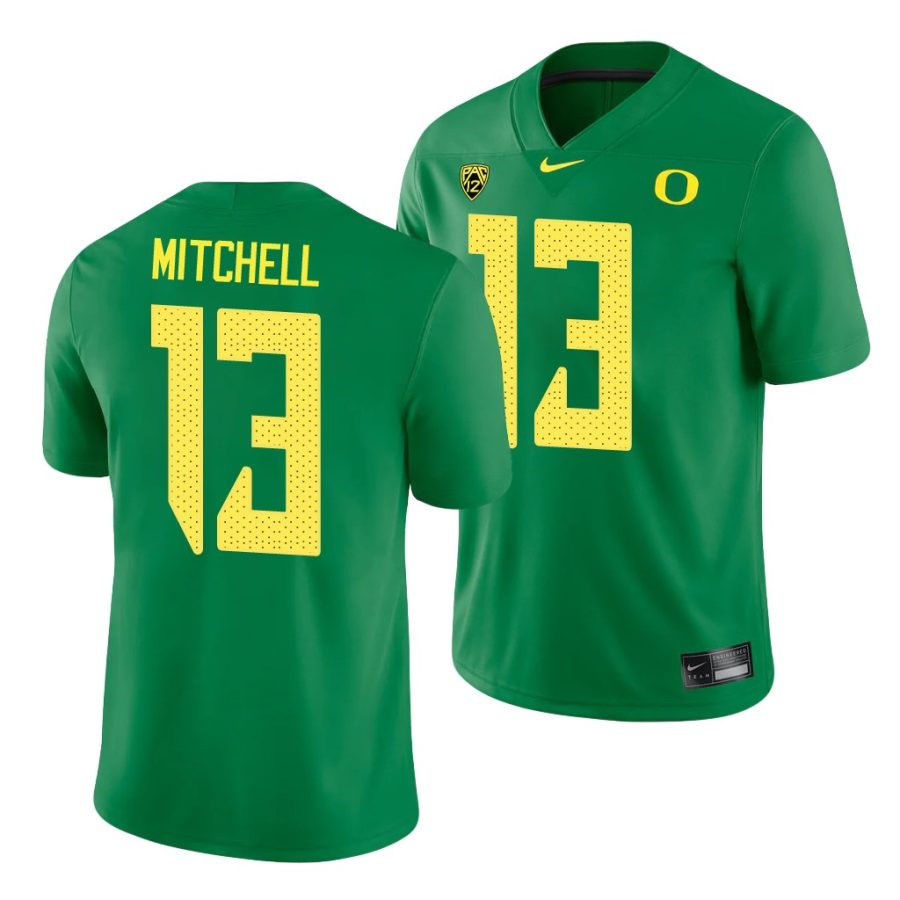 oregon ducks dillon mitchell green college football men's jersey