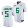 oregon ducks kayvon thibodeaux white college football men jersey