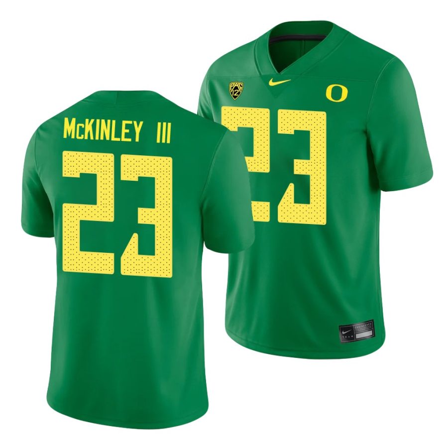 oregon ducks verone mckinley iii green college football men's jersey