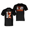 oregon state beavers black 2021 pac 12 men's basketball conference tournament champions 12th to 1st men t shirt