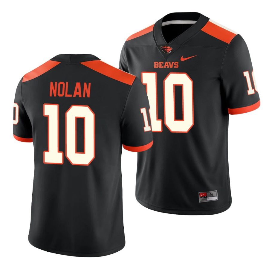 oregon state beavers chance nolan black college football men's jersey