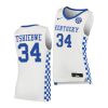 oscar tshiebwe kentucky wildcats college basketball 2021 22 replica jersey 0