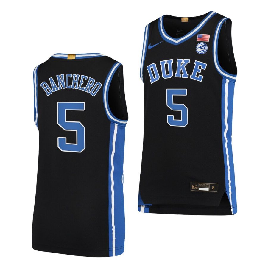 paolo banchero black college basketball 2021 22limited jersey