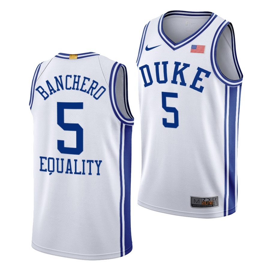 paolo banchero duke blue devils home 2021 jersey