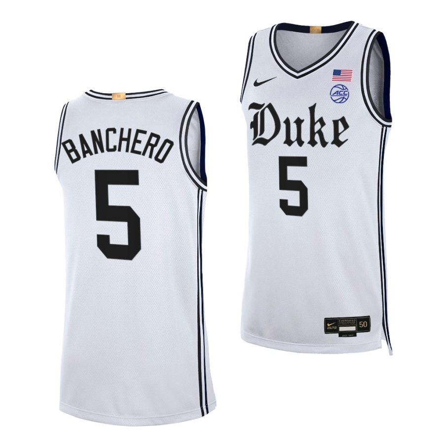 paolo banchero duke blue devils the brotherhood 2021 22 limited basketball jersey