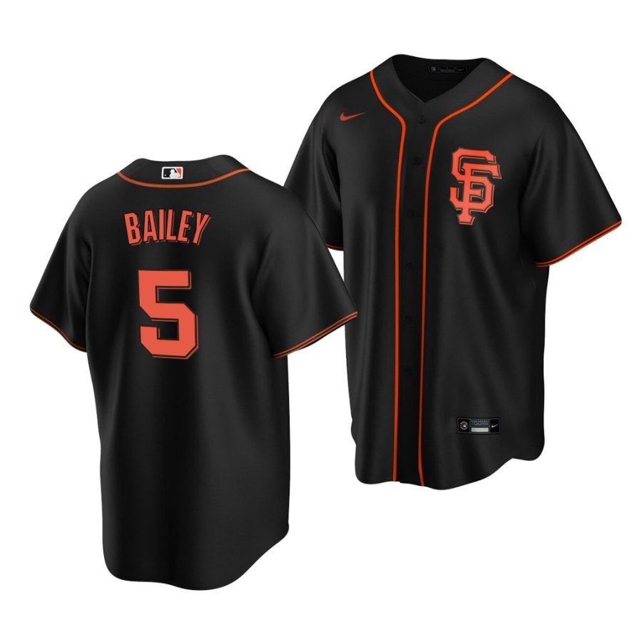 patrick bailey giants 2020 mlb draft replica alternate black jersey