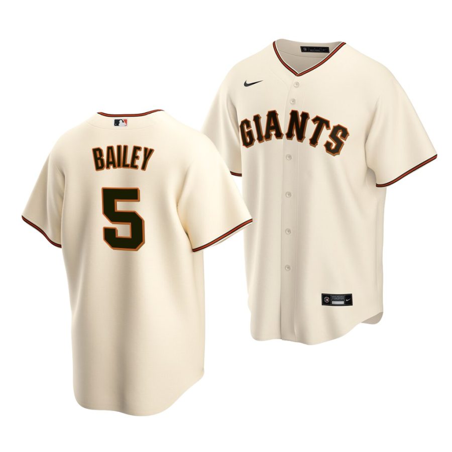 patrick bailey giants 2020 mlb draft replica home cream jersey