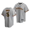 patrick bailey giants 2020 mlb draft replica road gray jersey