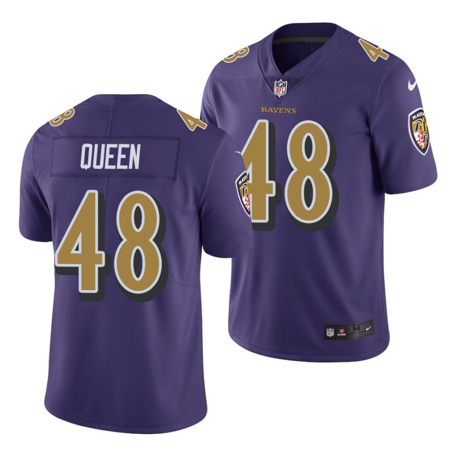 patrick queen purple 2020 nfl draft men's jersey