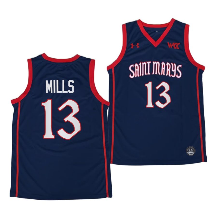 patty mills navy college basketball throwback jersey