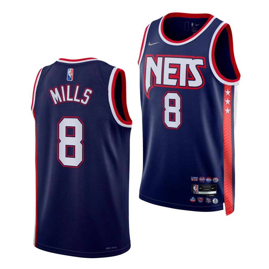 patty mills nets 75th anniversary blue saint mary's jersey