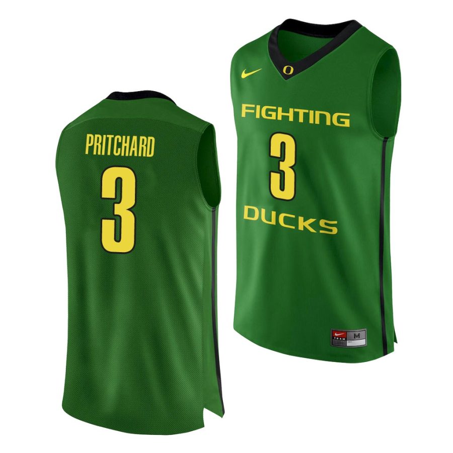 payton pritchard apple green authentic men's jersey 0