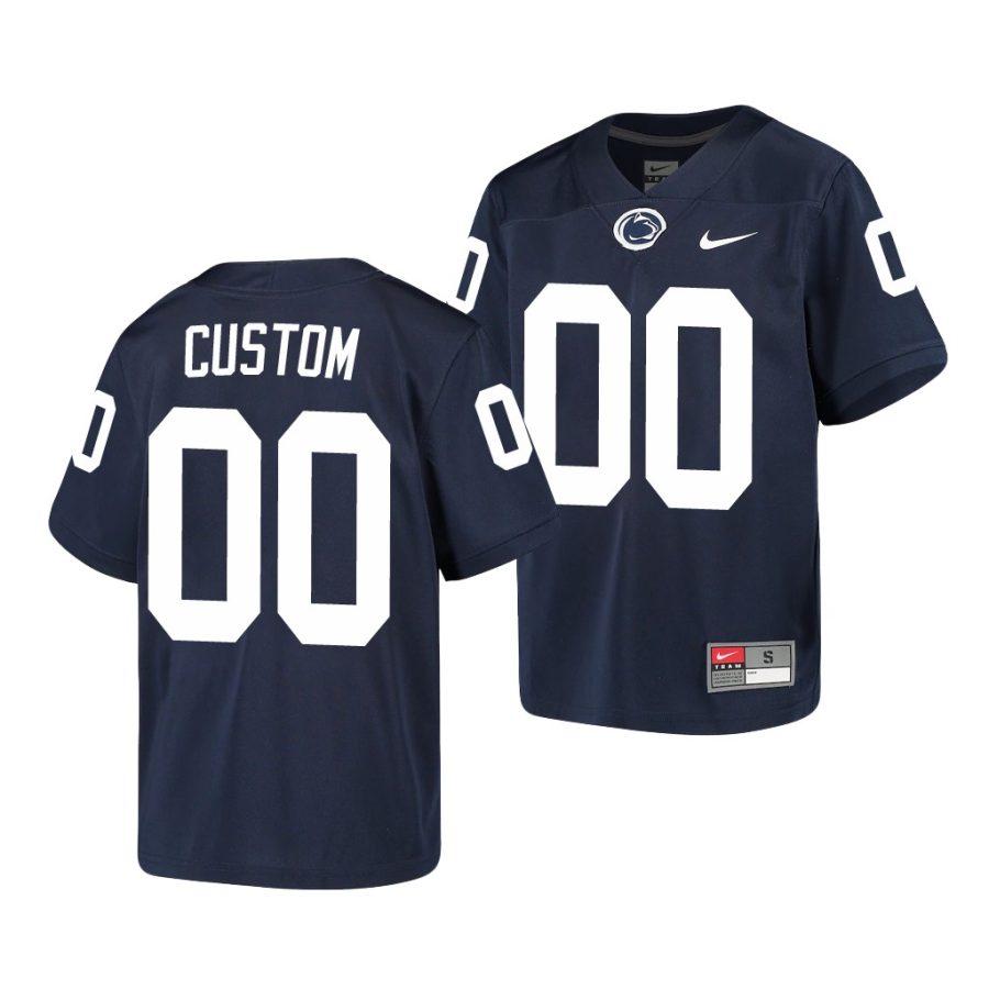 penn state nittany lions custom youth navy alumni jersey