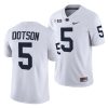 penn state nittany lions jahan dotson white college football men jersey