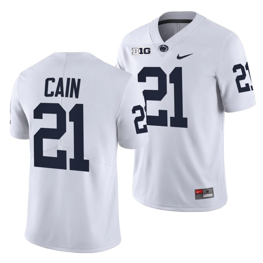 penn state nittany lions noah cain white college football men jersey