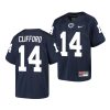 penn state nittany lions sean clifford youth navy alumni jersey