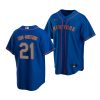 pete crow armstrong mets 2020 mlb draft replica player alternate royal jersey