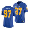 pitt panthers aaron donald royal college football men's jersey