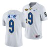 pitt panthers kedon slovis white college football jersey