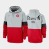 pullover gray red rivalry georgia bulldogs hoodie