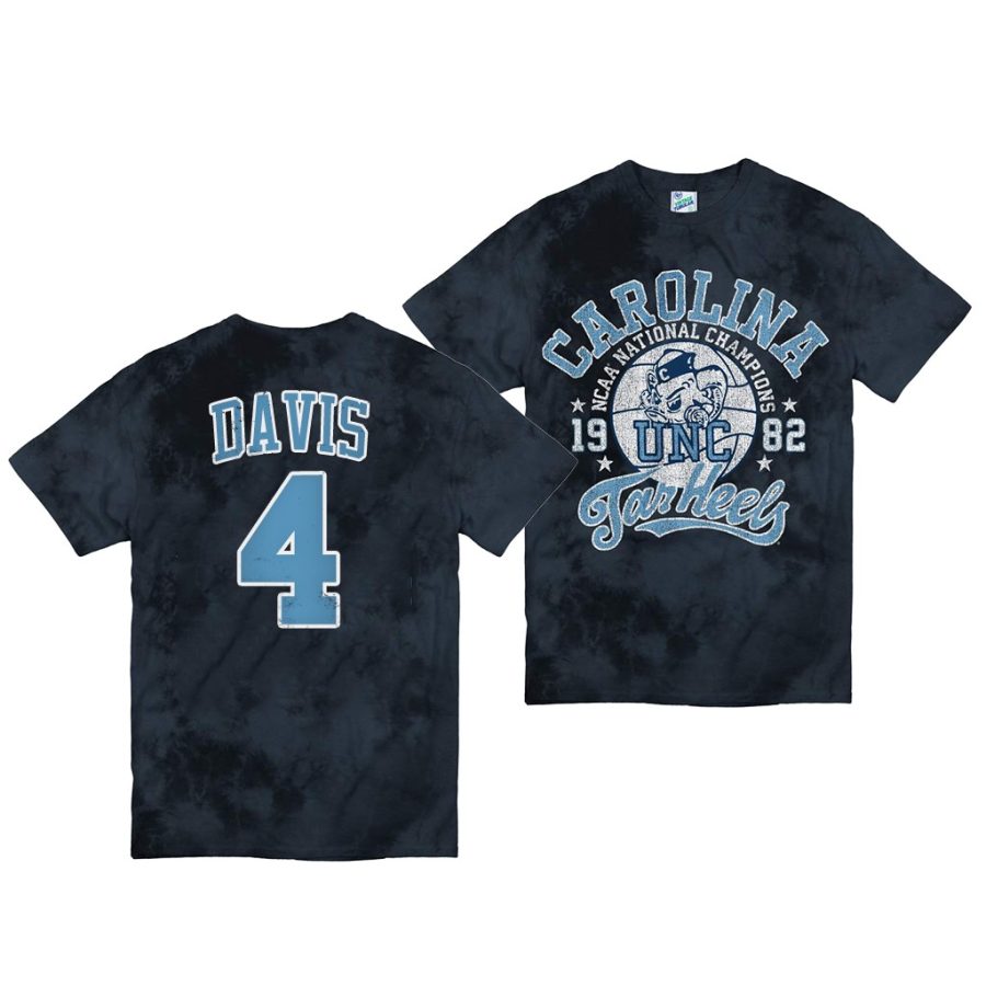 r.j. davis navy march madness champs retro tie dye t shirt