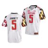 rakim jarrett white college football maryland terrapins jersey