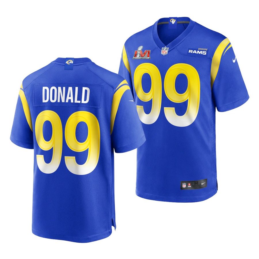 rams aaron donald royal super bowl lvi bound georgia bulldogs alumni jersey