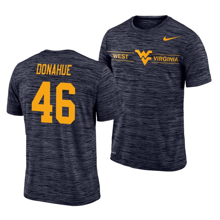 reese donahue navy gfx velocity west virginia mountaineers shirt