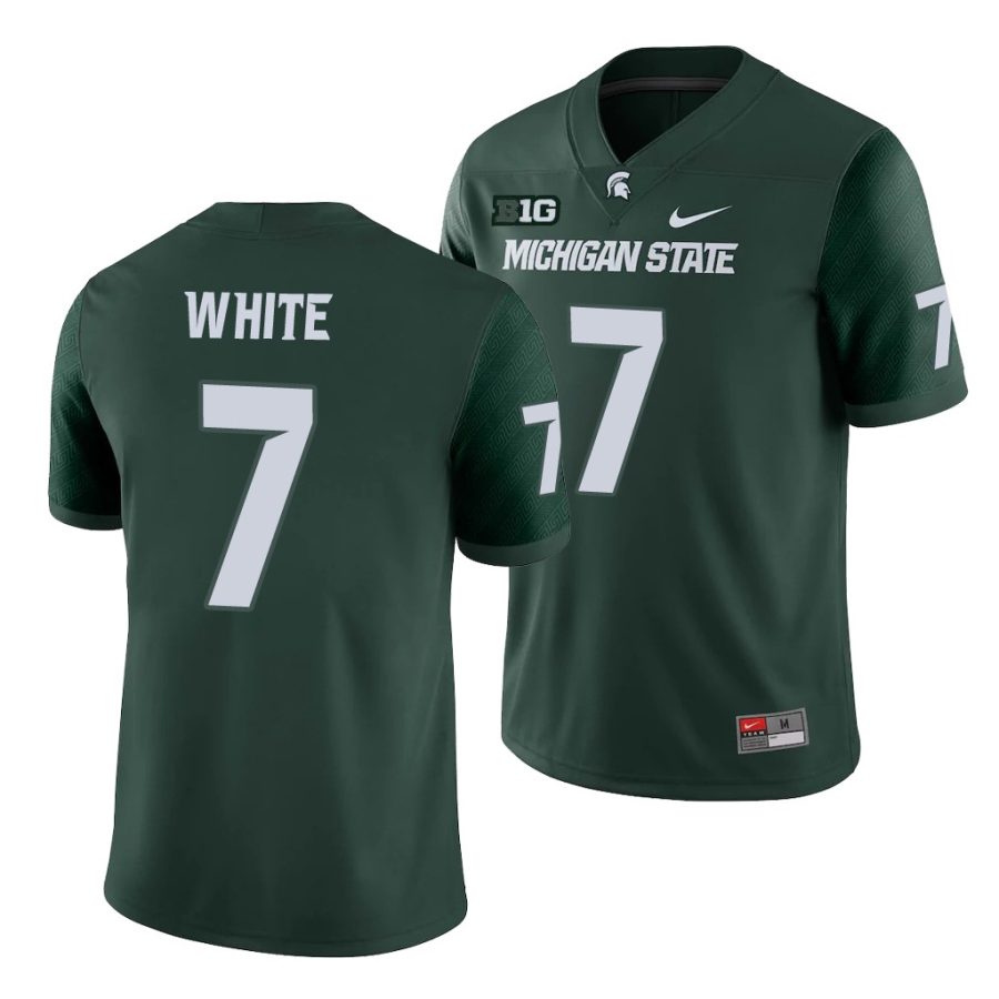 ricky white green college football michigan state spartans jersey