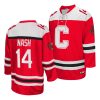 riley nash ebel college hockey red jersey