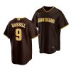 robert hassell padres 2020 mlb draft replica road brown jersey