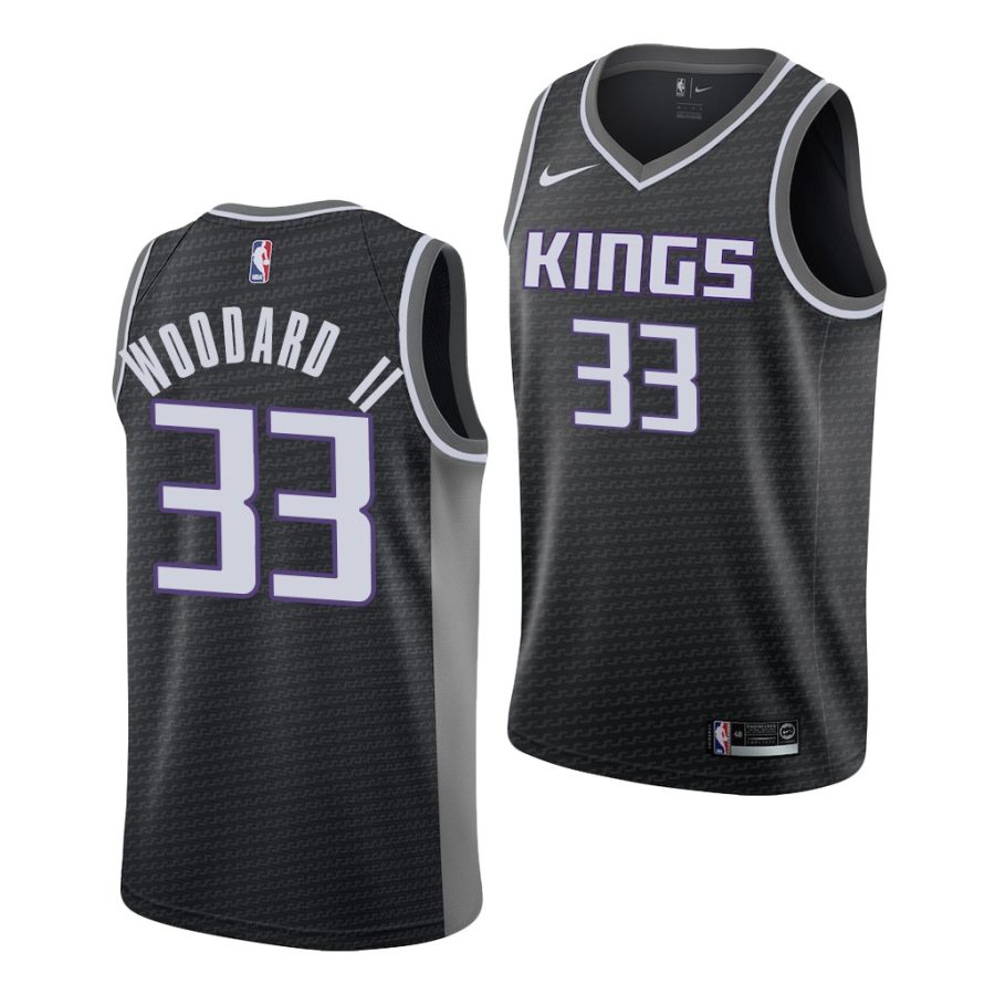 robert woodard ii kings statement 2020 nba draft 2020 21 black jersey