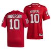 ryder anderson indiana hoosiers for coach bill mallory 2021 22 jersey