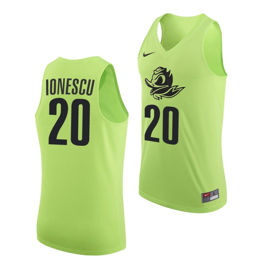 sabrina ionescu apple green authentic men's jersey