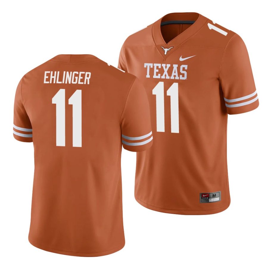 sam ehlinger texas orange college football men's jersey