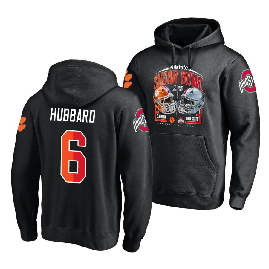 sam hubbard black 2021 sugar bowl ohio state buckeyes hoodie