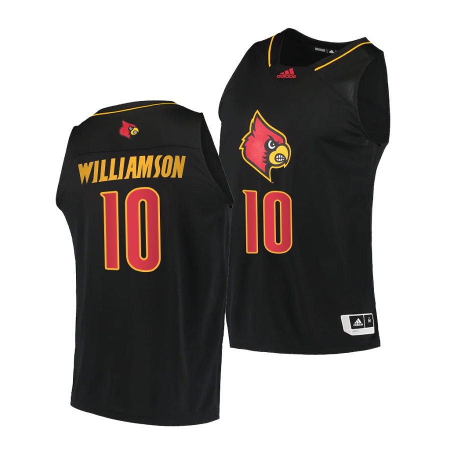 samuell williamson louisville cardinals black alternate 2020 21 college basketball jersey