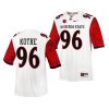 san diego state aztecs elijah kothe white calendar football blood in blood out jersey