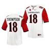 san diego state aztecs trenton thompson white calendar football blood in blood out jersey