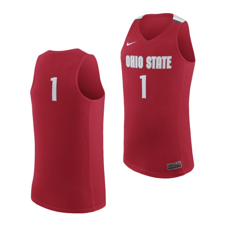 scarlet replica ohio state buckeyes jersey