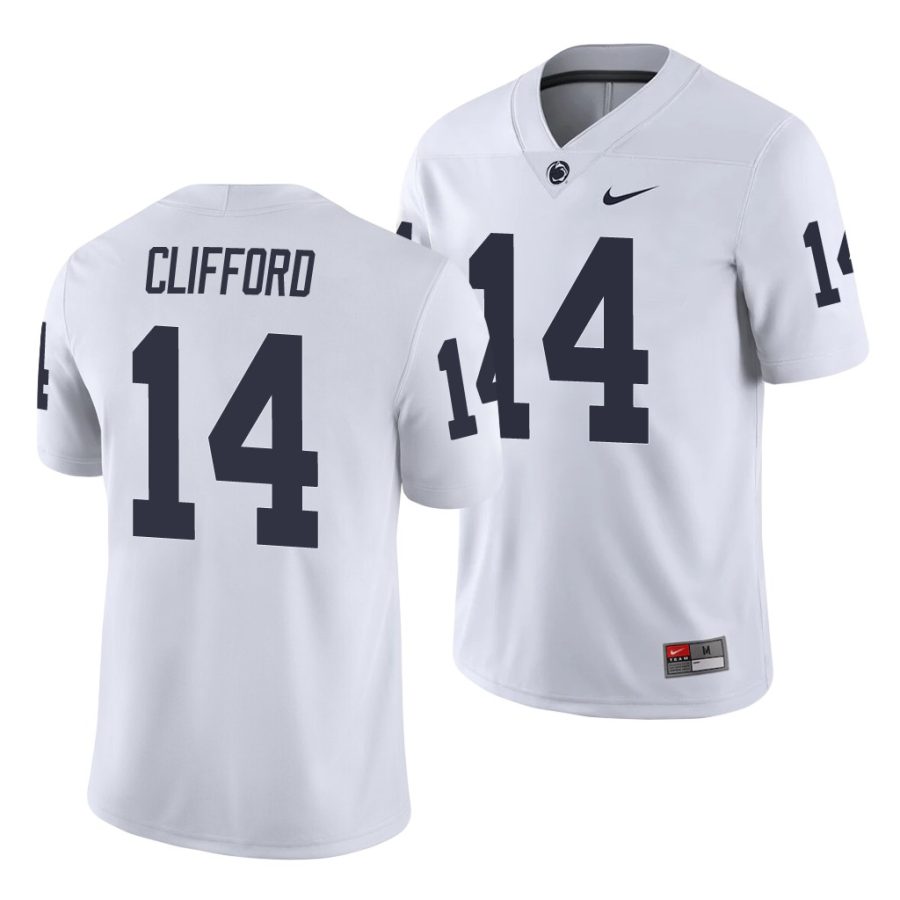 sean clifford white college football men's jersey