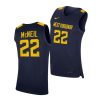 sean mcneil west virginia mountaineers navy replica 2020 21 college basketball jersey