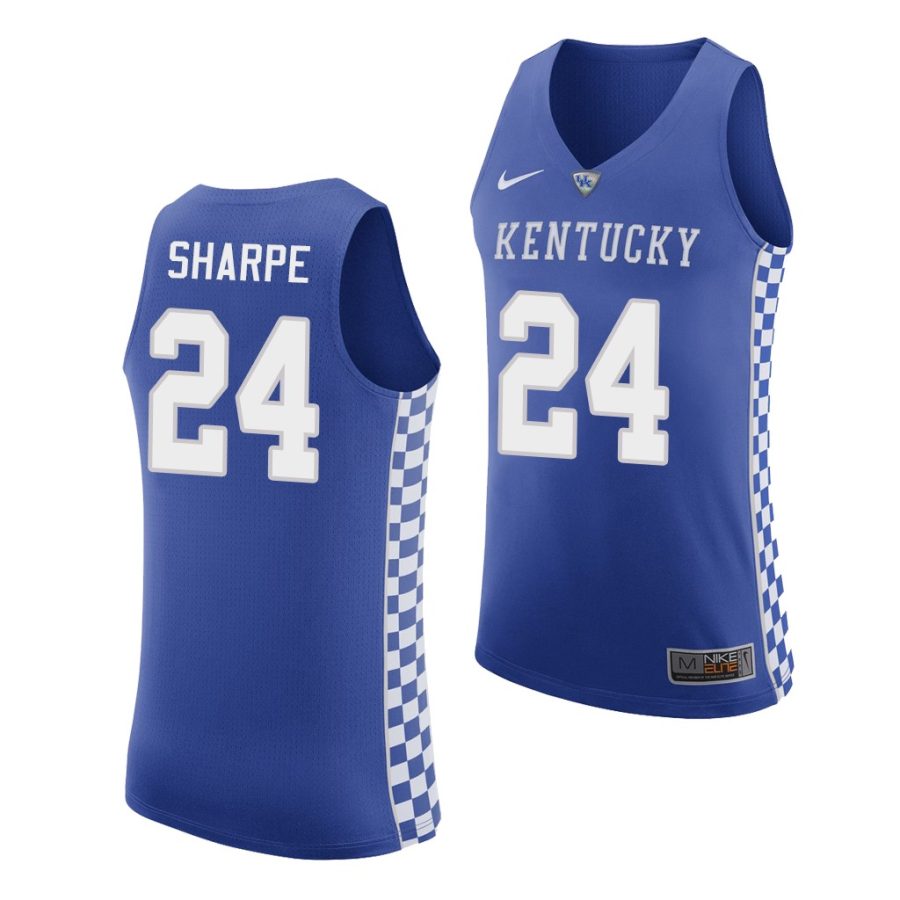 shaedon sharpe royal no.1 recruit 2022 class kentucky wildcats jersey