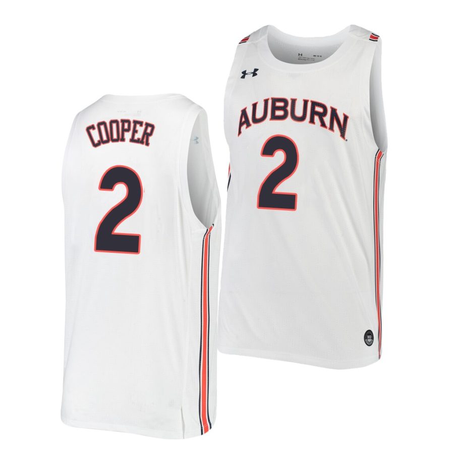 sharife cooper white college basketball auburn tigers jersey