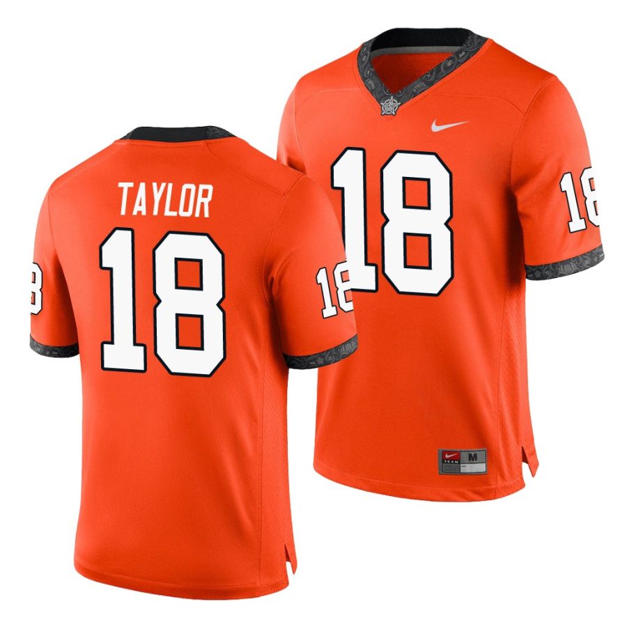 shaun taylor orange college football men's jersey