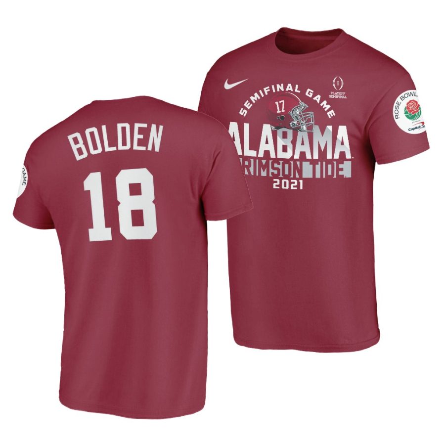 slade bolden crimson 2021 rose bowl alabama crimson tide shirt