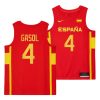 spain team pau gasol gasol 2021 tokyo olymipcs limited jersey